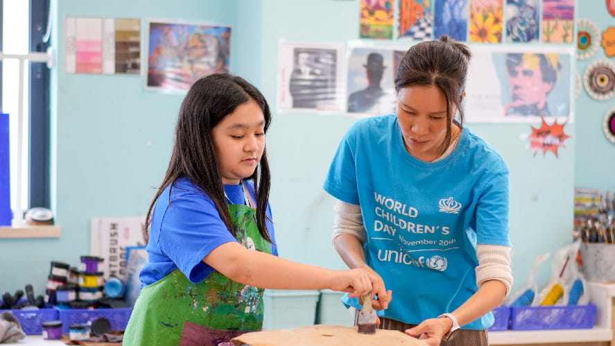 Children take ove the school - world children